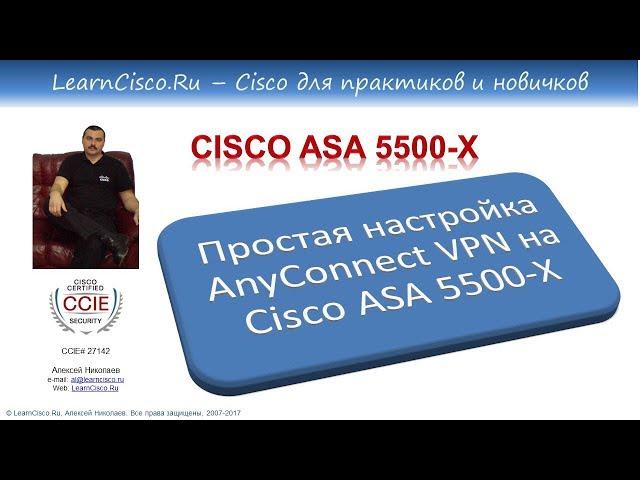 Экспресс настройка AnyConnect VPN на Cisco ASA