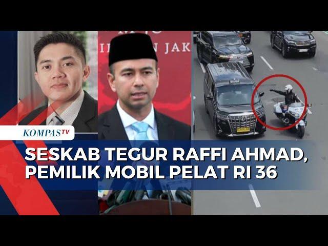 Seskab Teddy Ungkap Telah Tegur Raffi Ahmad Pemilik Mobil Pelat RI 36 yang Sempat Viral