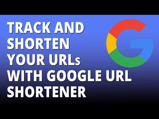 Track and shorten your links with google url shortener