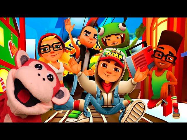 CÓMO SE JUEGA SUBWAY SURFERS ? EL MONO SÍLABO JUEGA. GAMEPLAY. JUEGOS DE TELÉFONO MÓVIL