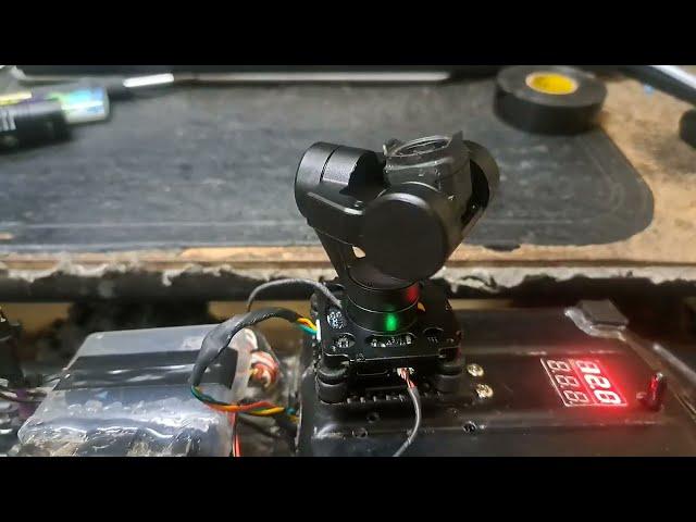 RC Car/Truck FPV DJI O3 Stabilizing Gimbal Test (HEQ G-Port)