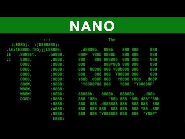 Nano Editor Fundamentals