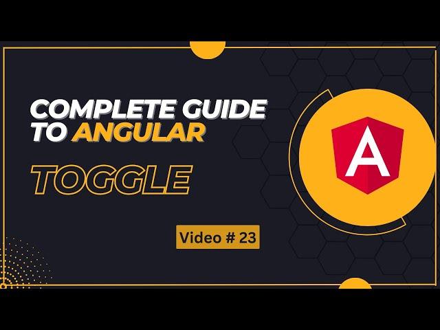 Toggle in Angular 17 |Video # 23 | Code with Kaleem