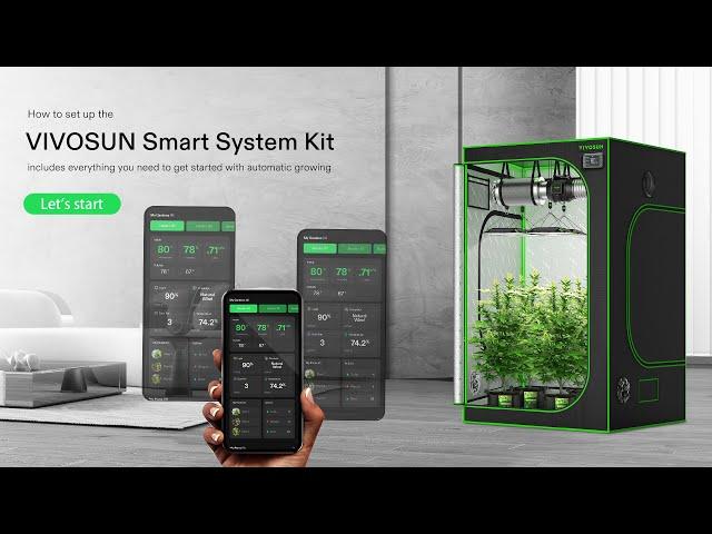 VIVOSUN Smart Grow System | How to Set Up | DIY Smart Growing Equipment