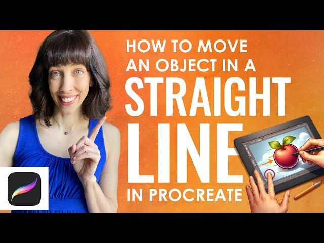 How to Move an Object in a Straight Line in Procreate