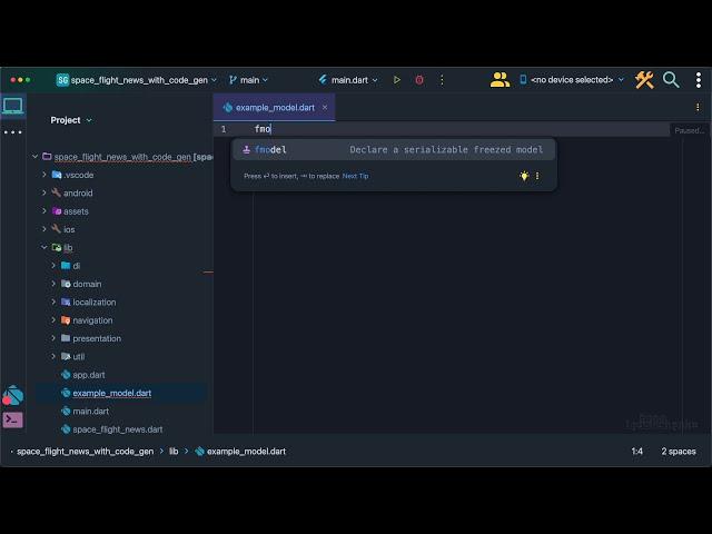 Declare freezed classes in seconds | Live Template for IntelliJ IDEA & Android Studio #dart #flutter