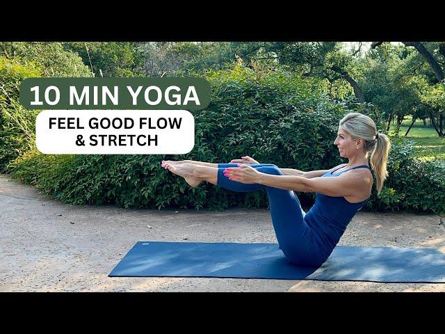 10 Min Yoga to Feel Good | Improve Flexibility | Yoga 4:13 with Tauni