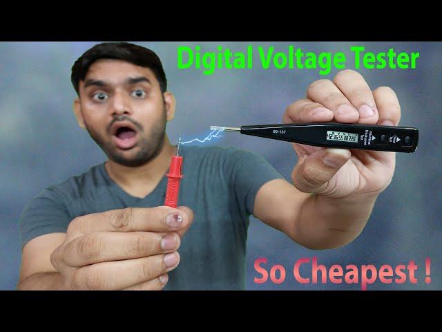 Digital Voltage Tester Review | Live Demo | So Cheapest ! | Electricity Check Digital Tester |