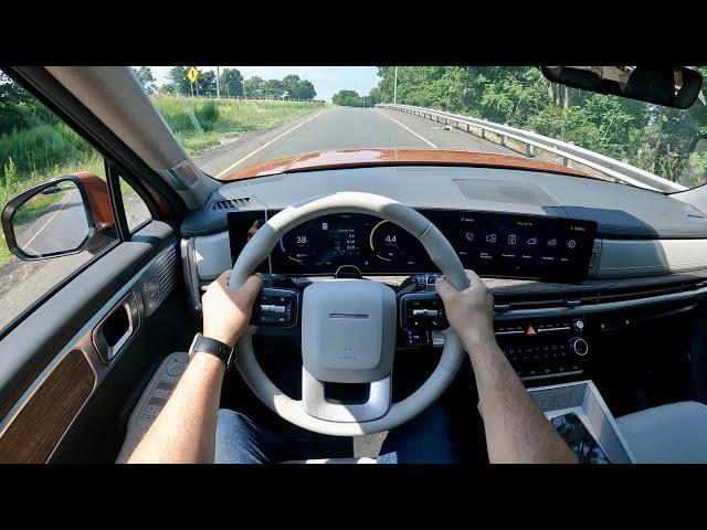 2024 Hyundai Santa Fe Hybrid Detailed POV Drive - First impressions