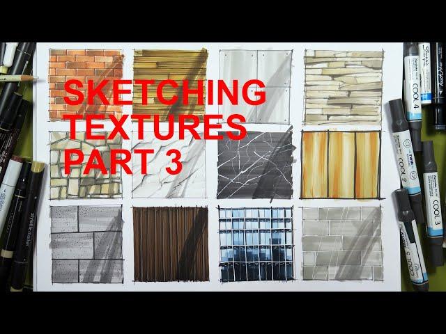 Sketching textures  PART 3