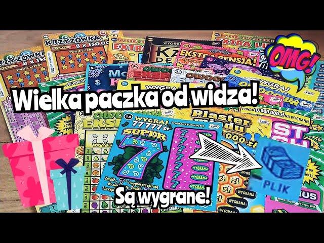 Zdrapki Lotto #738 Wielka paczka od widza  Mega zawartość! Mnóstwo zdrapek  Są wygrane!