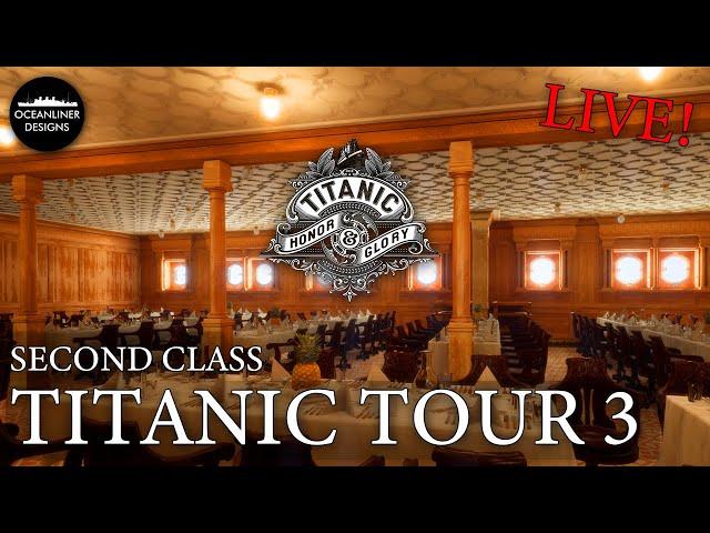 Titanic: Tour LIVE Pt. 3 - Second Class