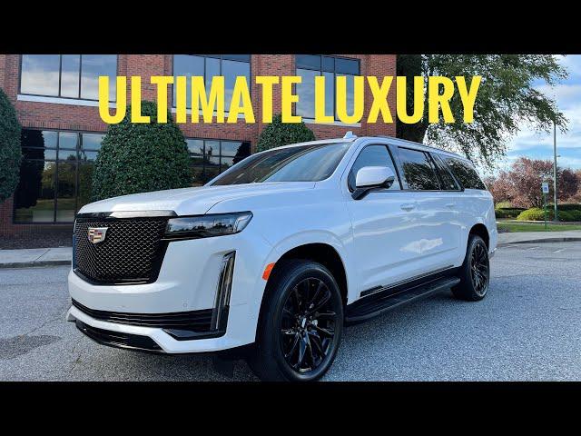 2021 Cadillac Escalade ESV-In Depth Review-The Ultimate Luxury SUV