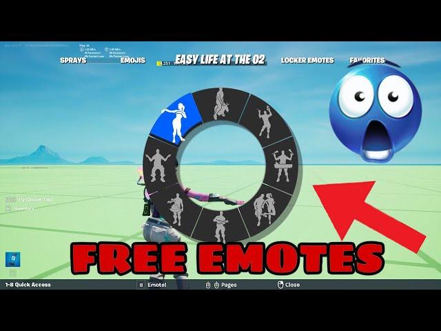 FORTNITE FREE EMOTE MAP!! Og emotes