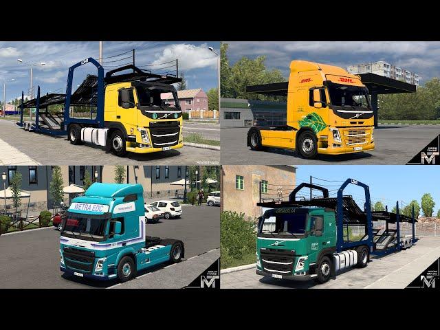 Euro Truck Simulator 2(1.53) Volvo FM4 MegaMod by ModsTrade [1.53] Delivery to Sweden + DLC's & Mods