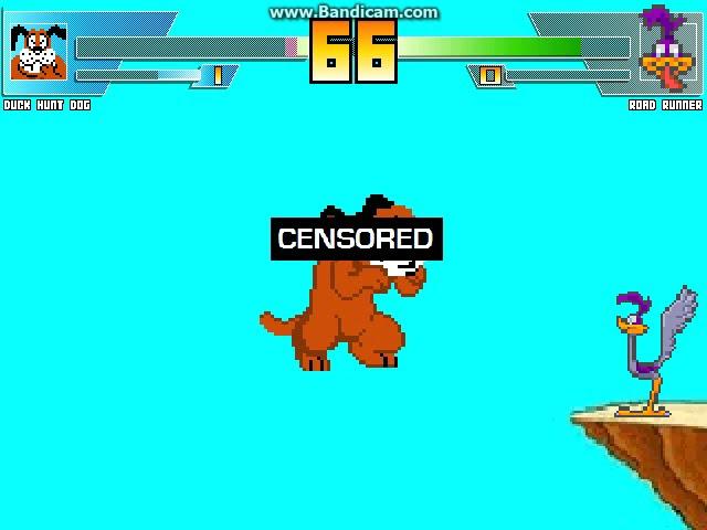 MUGEN battle #3613: Duck Hunt Dog vs Road Runner