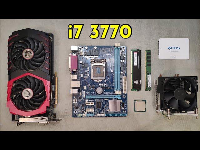 CORE I7 3770 - RX 480 4 GB - GIGABAYT - GA H61M-DS2 PC ASSEMBLY