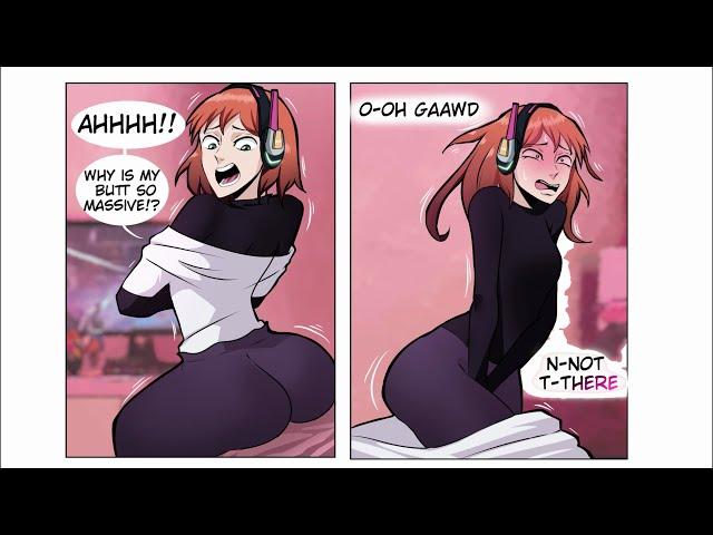 TG TF transformation Boy to girl TG comic (He became a real streamer)  Gender bender