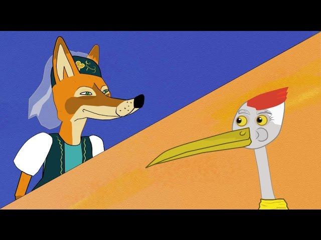 The Fox and the Crane-Cartoon (Russian folk tale for the little ones).