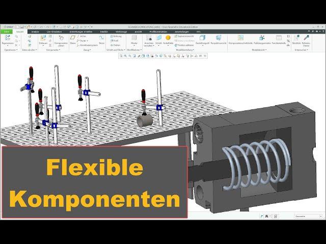 Creo 7 - Flexible Komponenten (flexible components)