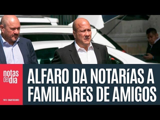 Vieja política hasta el final: Alfaro regala notarías a los familiares de sus amigos