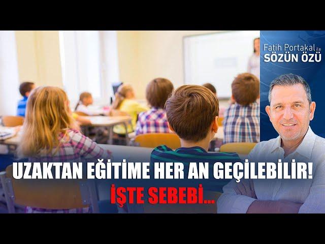 OKULLAR AÇILDI! Ama Uzaktan Eğitime Her An Geçilebilir! İŞTE SEBEBİ…