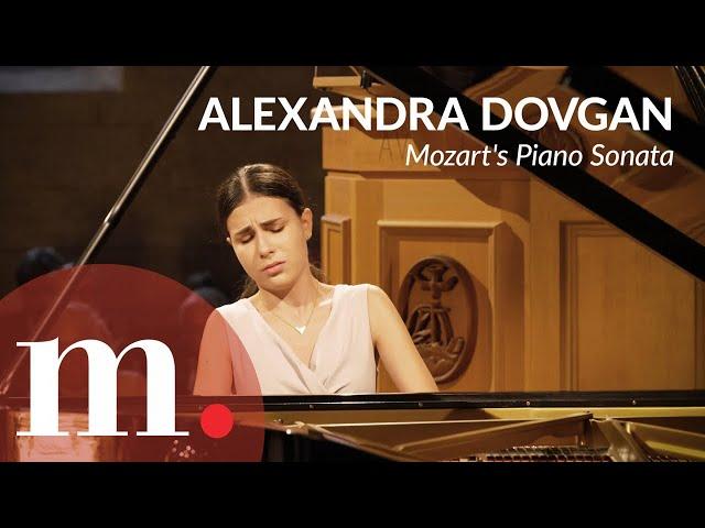 Alexandra Dovgan performs Mozart's Piano Sonata No. 8 in A Minor, K. 310