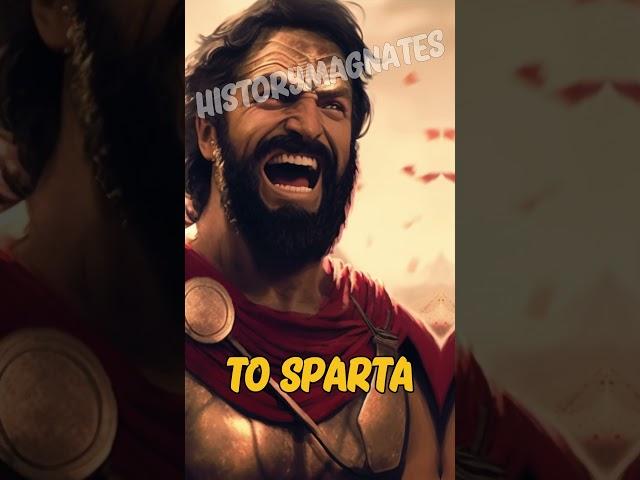 Bizarre reason why Sparta was never conquered by persians #shorts