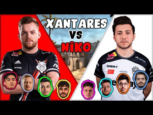 Niko vs Xantares (With Woxic and Imorr) - FPL Csgo Stream Battles