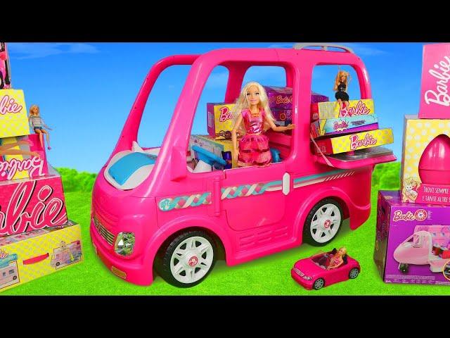 Barbie Camper and Dollhouse for Kids