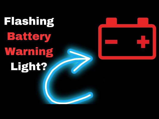 Flashing Battery Light on a Car: 5 Common Causes & Fix