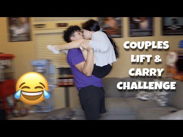 COUPLES LIFT AND CARRY CHALLENGE!! *FUNNY AF*