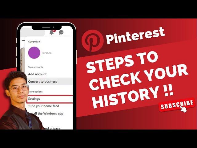 How to Check Pinterest History !