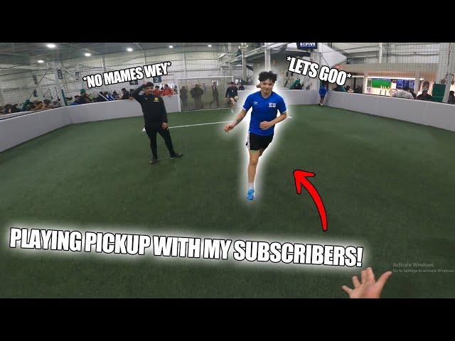 I PLAYED PICKUP WITH MY SUBSCRIBERS!‍ (got injured after this)| 4K SOCCER HIGHLIGHTS