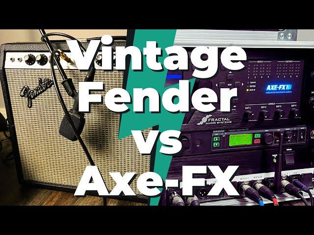 Vintage Deluxe Reverb vs Fractal Axe-FX III