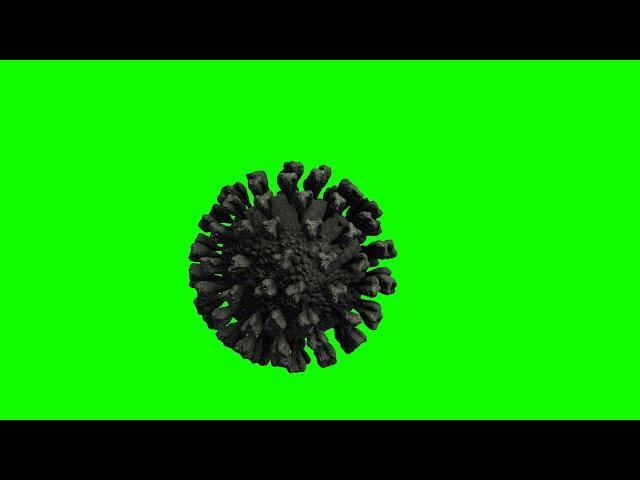 FREE HD Green Screen - CORONA VIRUS 3D MODEL