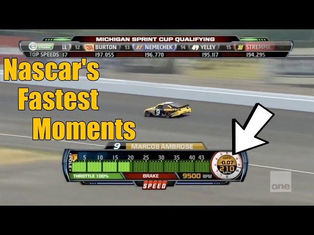 Nascar's Fastest Moments