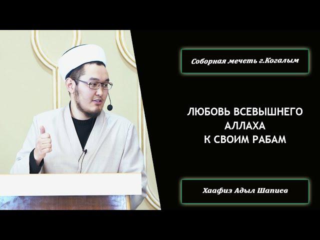 Любовь Всевышнего Аллаха к своим рабам | Хаафиз Адыл Шапиев.