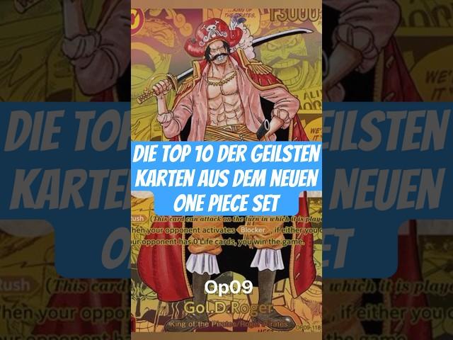 Goldene Manga Rare - One Piece OP09 - Die Besten Karten des Sets