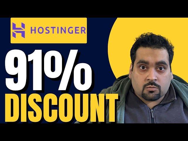 Hostinger Coupon Code 2025 - 91% Discount Coupon Hostinger