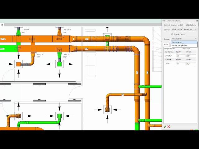 Revit 2020: Change Service Improvements