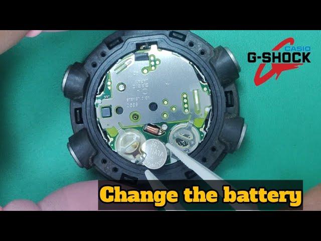 How to change battery Casio G-Shock GA-2000.