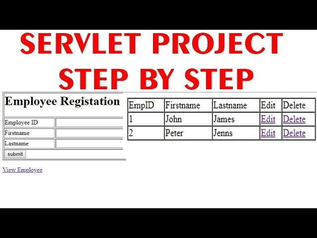 Servlet Project Step by Step