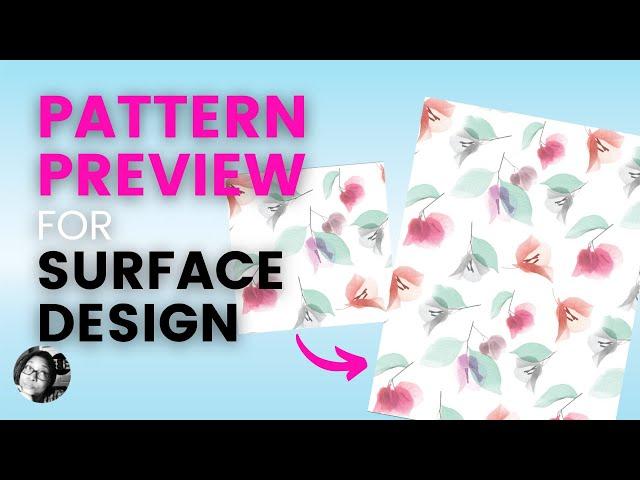 How to use Pattern Preview to create a Repeat Pattern in Photoshop