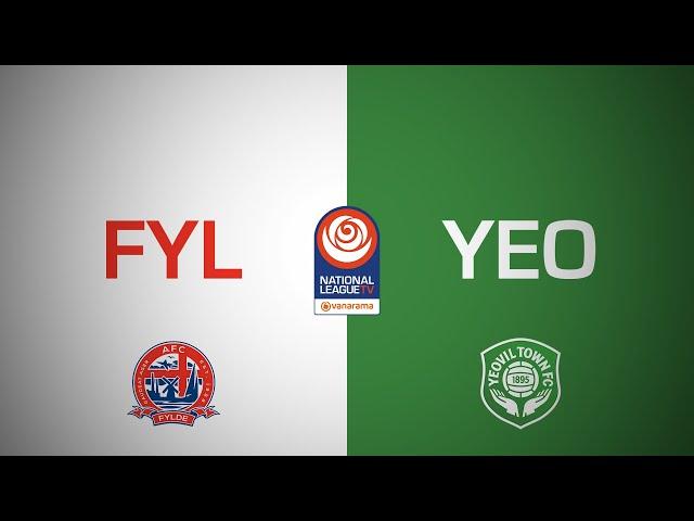 AFC FYLDE 3-4 YEOVIL TOWN  | National League highlights | 7th September 2024