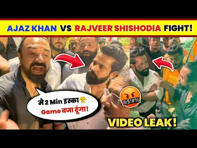 OMG! Ajaz Khan vs Rajveer Shishodia Full F!ght Video, Rajveer Shishodia Vs Ajaz Khan Controversy..