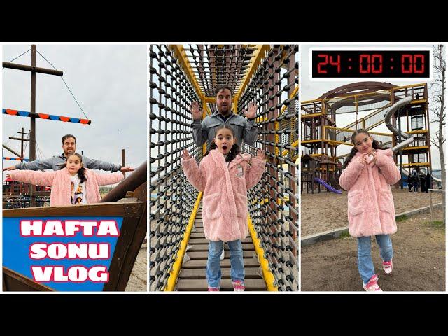 ELİF SİNEMİN HAFTA SONU VLOG !! DEV KAYDIRAK PARKINA GİTTİK !! NASIL GEÇTİ ??