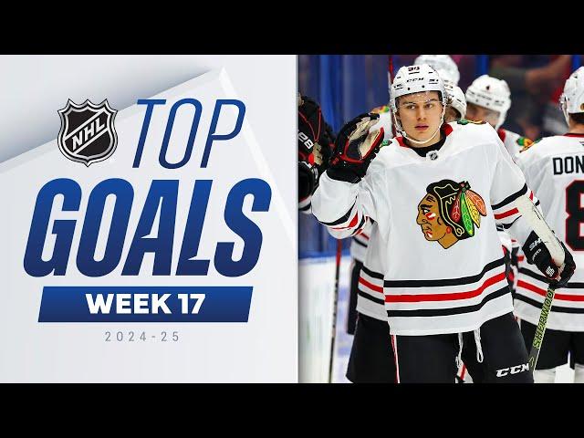 Top NHL Goals of Week 17 | 2024-25 Highlights