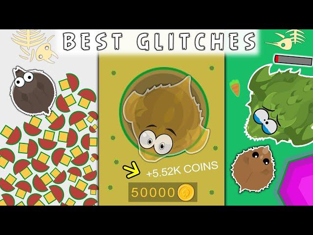 TOP 5 LEGENDARY MOPE.IO GLITCHES OF THE YEAR // INFINITE COINS // INFINITE MUSHROOMS