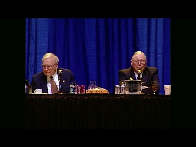 A question from a young investor at the 2007 Berkshire Hathaway annual meeting